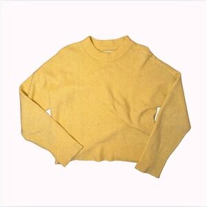 Abercrombie & Fitch Butter Yellow Knit Sweater